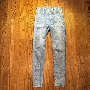 American Eagle high-rise jeans